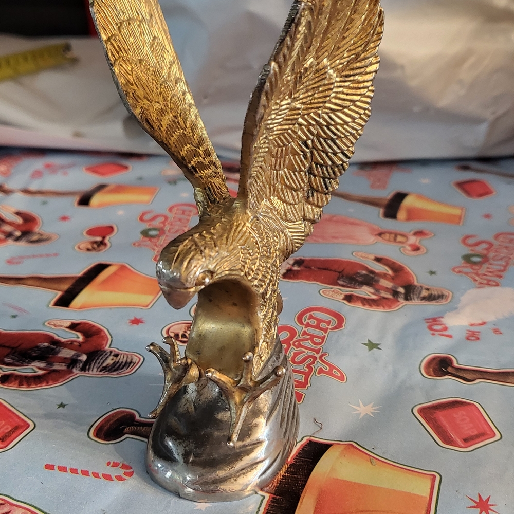 Gold and Silver Eagle Figurine